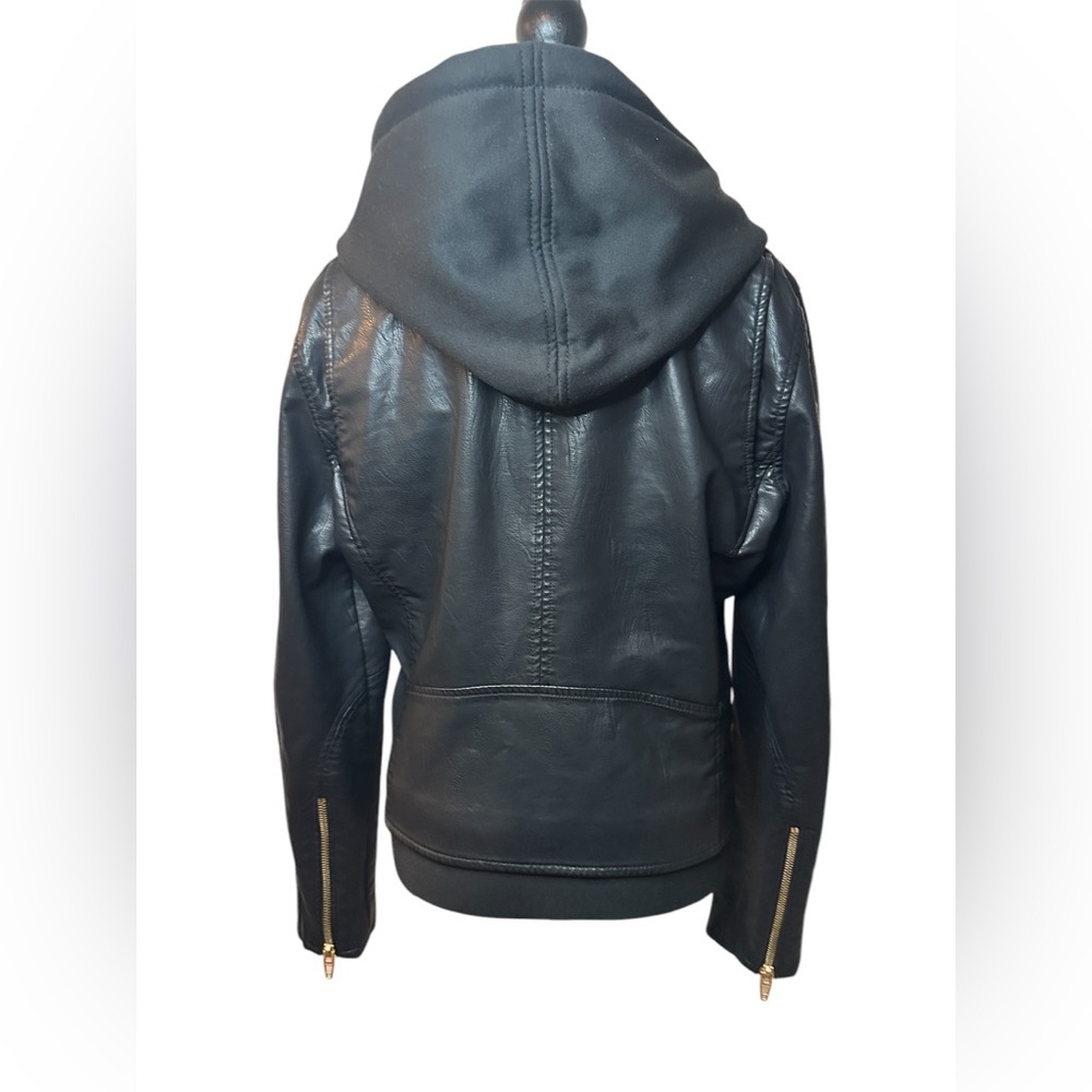 Blank NYC Meant to Be Moto Jacket (Like-New; Black/Gold; XL) - Picture 2 of 16